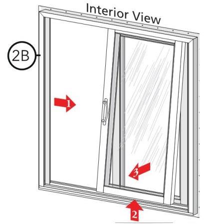 2 PREPARE THE WINDOW FOR INSTALLATION A. Remove the shipping protection from the window. Inspect the frame, fixed and vent panels for damage. DO NOT install damaged units.