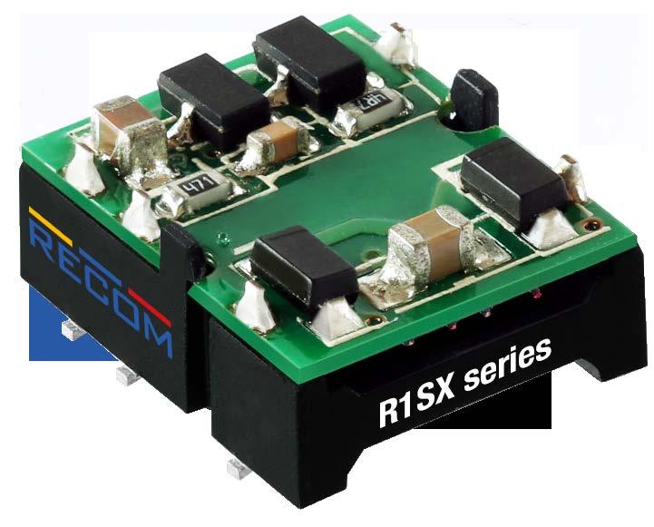 Features Unregulated Converters Description 1W Power in SMD package Pin compatible with R1S/R1D series - C To + C Operating