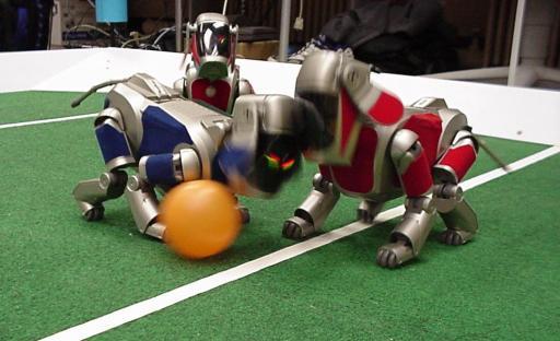 e., maximizing their distance to the other robots). The combination of role behaviors and SPAR allowed the robots to demonstrate effective teamwork. On-board Perception, Cognition, and Action.