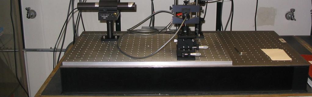 magnet driver lock-in voltmeter function generator laser