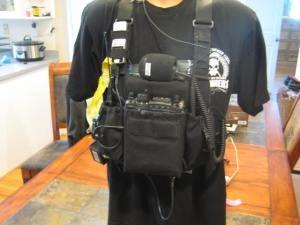 Chest pack for carrying the