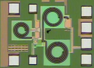 C2 L1 L2 In C3 L3 Out Figure 3-25. Die micrograph of the Class-F power amplifier.