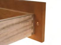 ¾" THICK ADJUSTABLE SHELVING Thickness enhances interior cabinet stability and support of large loads.