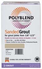 POLYBLEND SANDED GROUT 1. Product Name Polyblend Sanded Grout 2. Manufacturer Custom Building Products 13001 Seal Beach Blvd.