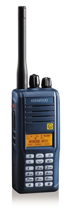 Digital & FM Portable Radio Intrinsically Safe ATEX/IECEx-Certified NX-230EX/330EX Frequency Range VHF: 136-174 MHz (NX-230EX; signal transmission between 157.1625 MHz and 157.