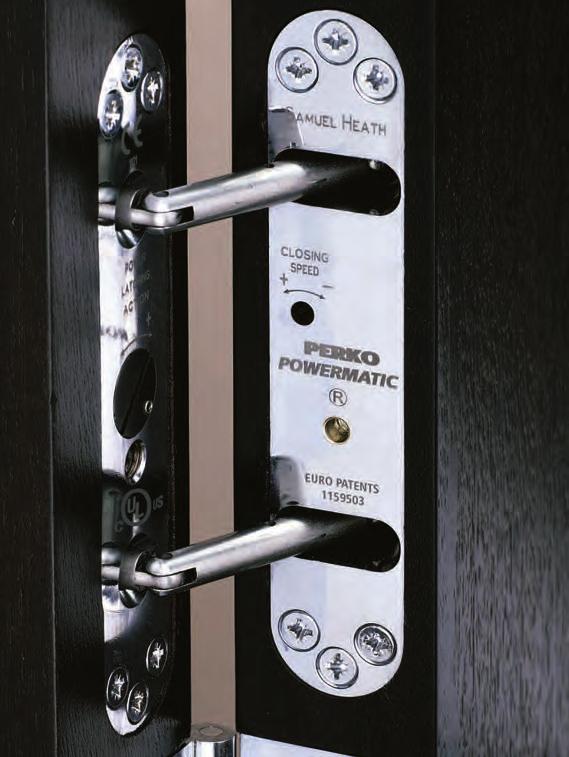 Door closers The Powermatic controlled, concealed door closer offers the functionality and benefits you would expect from the leading manufacturer of jamb-mounted closers.