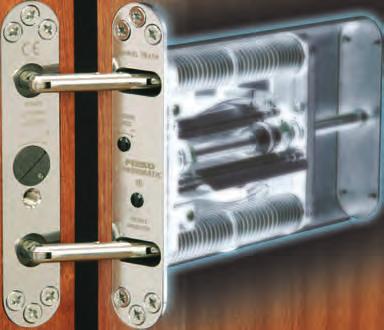 FULLY CONCEALED WHEN THE DOOR IS CLOSED Only the machined end plates and links can be seen when the door is open 316 Stainless steel fixed links Solid brass end plates Choice of finishes Closer body