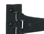 variety of cupboards & wardrobe doors. Black fi nish allows hinge to be used in bathrooms or damp conditions.