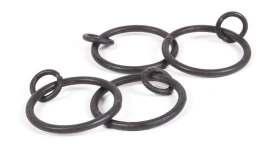 Sold in pairs. 33736 - Pewter Patina Finish 83619 - Beeswax Finish Curtain Ring Diameter: 51mm Simple curtain rings to match the range of curtain products.