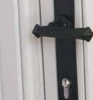 Ideal for patio doors or replacement of existing Euro handles.
