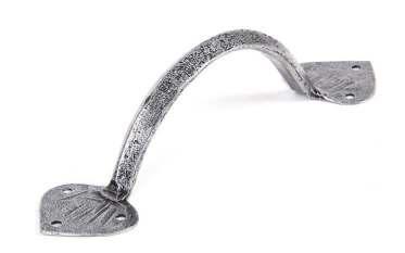 Our smiths fashion these D-handles with great skill from a single piece of steel forming the Gothic end.