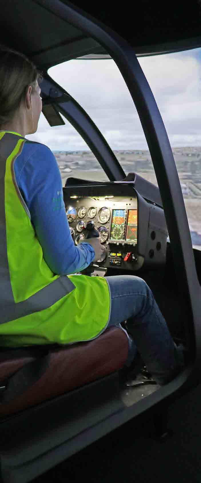 Other scenarios in the CAE 3000 include all types of emergencies, such as engine failure, hydraulic system failure, tailrotor problems, and even a stuck tailrotor control.