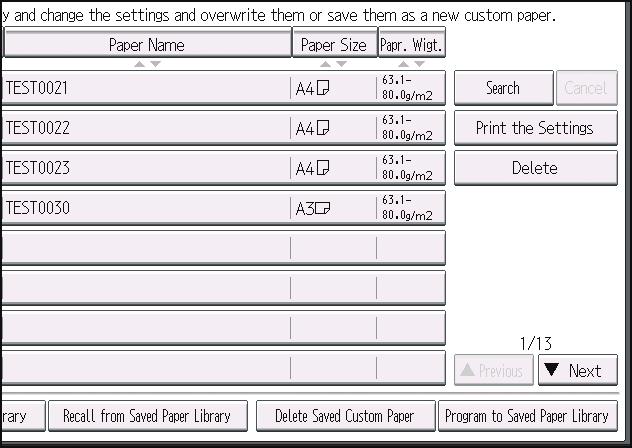 3. Custom Paper Settings for Administrators 8.