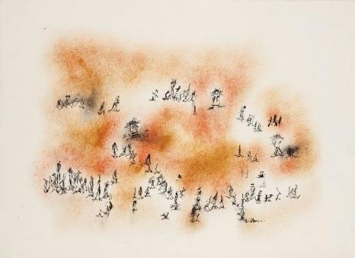 Norman Lewis (1909-1979) Untitled, 1961 oil, ink and graphite on paper