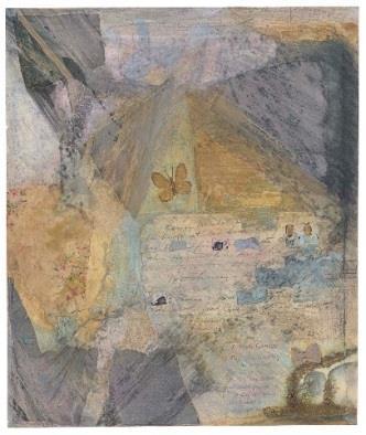 1926) Letters from Home #5 Birthday Greetings, 1976 mixed media collage on paper