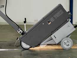Excellent material removal The mobile grinder GRIT GIM is characterised by comfortable handling in many work situations.