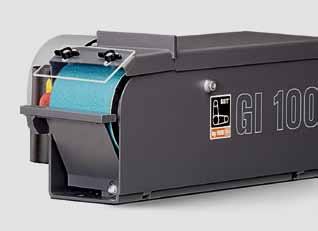 GRIT GI A professional belt grinder in miniature form: the belt grinder GRIT GI 100/GI 100 EF. It s a miniature machine that fairly packs a punch.