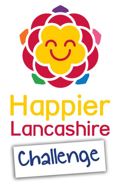 Happier Lancashire Challenge Guide The Happier Lancashire Challenge is our quick and simple way to have fun fundraising for us at any time of the year. Whether you try one or all five.