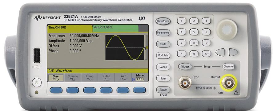The N9310A RF signal generator has most of things you need and with Keysight, you can be confident that you are making the right choice for the right price.