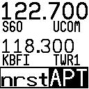 Once an airport is loaded, single presses of the TWR, ATIS, GND, and ATC buttons automatically tune those frequencies (to the standby location)
