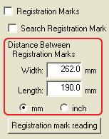 Notes on Registration Marks Registration marks are reference marks that are used to align the plotter's cutting position with an image that was printed out on a printer.
