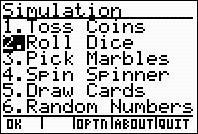 Based on the data, find the following experimental probabilities: P(2) P(3 or 6) P(odd) P(not a 4) Press the +50 button until you have rolled 1000 times.