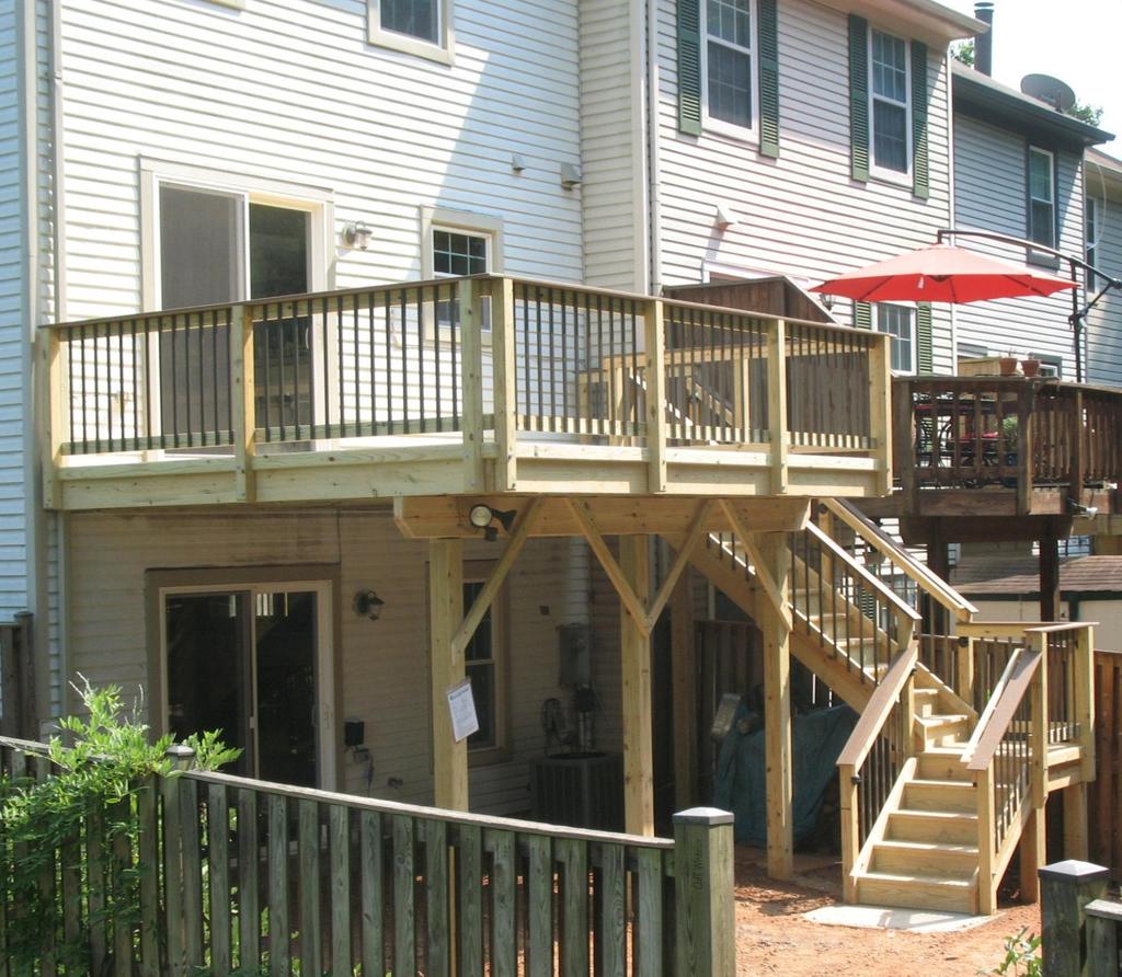 Pulaski County, Virginia Typical Deck Details Based on the 2012 Virginia Residential Code The design details in this document apply to