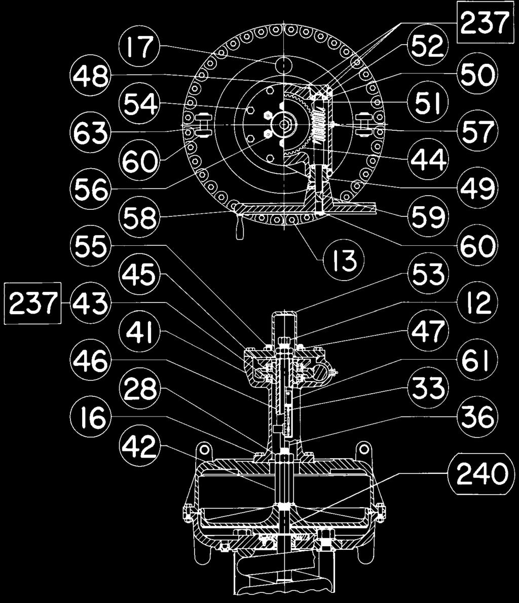 667 Size 80 and 100 Actuators Instruction Manual Figure 9.
