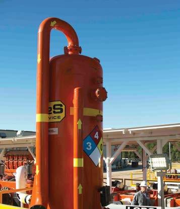 Degassers Separators Flares Solids control systems Additional technologies Advanced degassers are designed