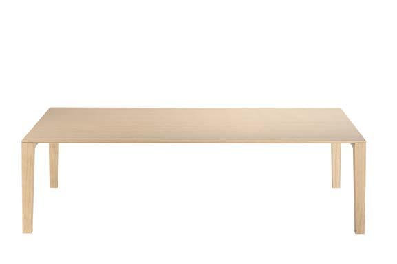 veneer or American walnut veneer. Edge stained or lacquered according to standard range. Optional: felt gliders 9063.