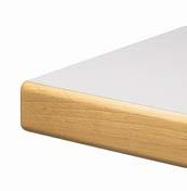 N.B.: Due to technical reasons, all veneer table tops generally have an edge band.