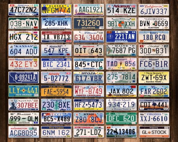 License Plate Math For this activity, you will need to choose one license plate (you should see lots of these every day in your travels!).
