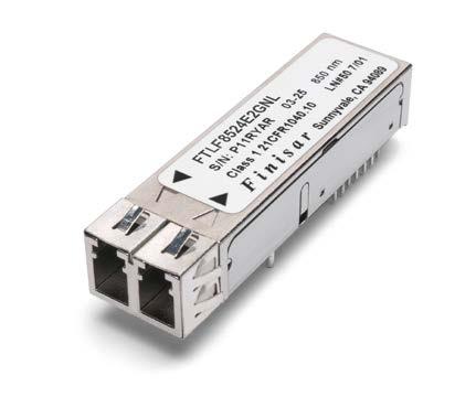 Product Specification 4.25 Gb/s RoHS Compliant Short-Wavelength 2x7 SFF Transceiver FTLF8524E2xNy PRODUCT FEATURES Up to 4.