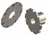 High Feed Milling Cutters These milling cutters have been developed for very high feed milling with an axial depth of cut up to 3,5mm. Almost no radial cutting forces does appear.