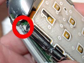Steps to remove LCD housing 7) Lift the
