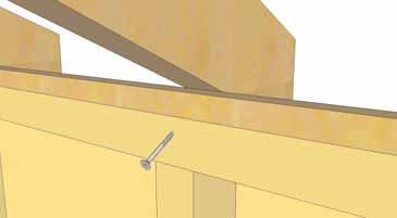 Have two helpers push the Front and Rear Walls at the top from the outside of shed until