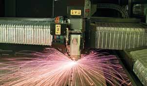 The productive fiber laser system, which operates on a shorter wavelength, delivers unmatched speed, accuracy and edge quality, even with reflective