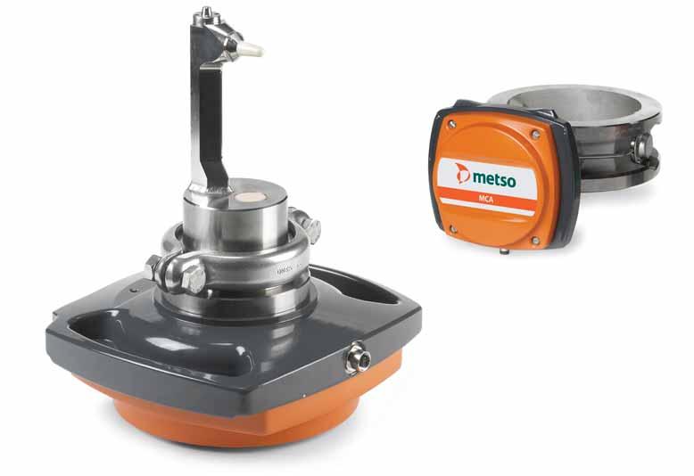 The Metso MCA-FT flow through transmitter is available for pipe sizes from 50 mm up to 300 mm The new, rugged, light weight construction is designed to survive harsh process conditions.