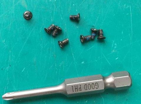 BrydgeAir Keyboard for ipad Air (Continued) Step 3: Then we remove eight black oxide treated screws (circled in Blue).