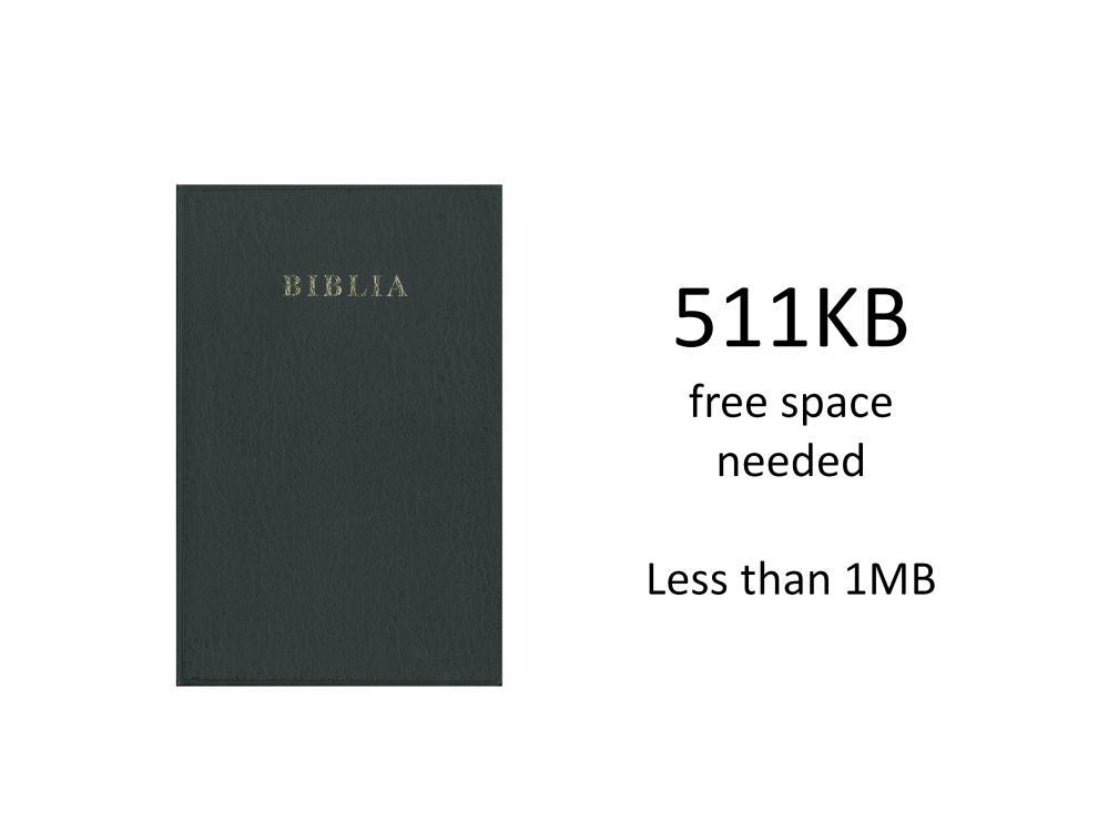 Later on I also have some bibles for mobile phones that you can send to
