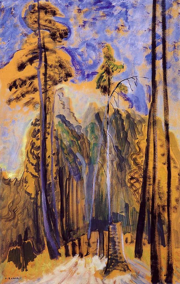 Deep Forest, circa 1931 oil on canvas by Emily Carr.