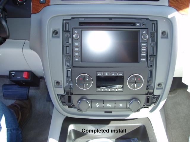 COMPLETION & TEST Slide the navigation unit in along with the AC controls & lighter panel.