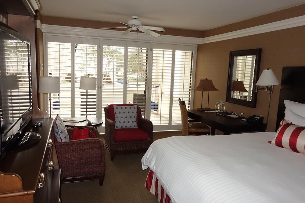 A standard room at the Portola Hotel & Spa in Monterey, California 1.