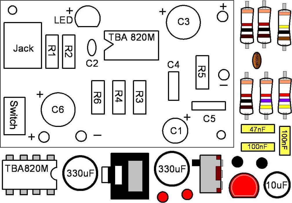Cut out components and place onto paper PCB Marking Tick the what I have done box only if you have done what is needed. The level you get must have all of the boxes above it ticked.