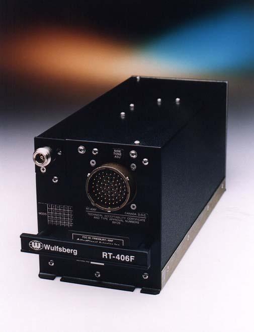 Tactical Communication Products: RT-406F Transceiver PRODUCT DESCRIPTION The RT-406F Transceiver utilizes a digital frequency synthesizer to provide FM communications on any authorized UHF channel