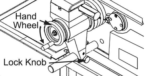 If the scratch cut appears to be deeper on one side of the drum and not a uniform depth, then turn the power off, remove the drum from the arbor, check the mounting adapters and arbor for nicks,