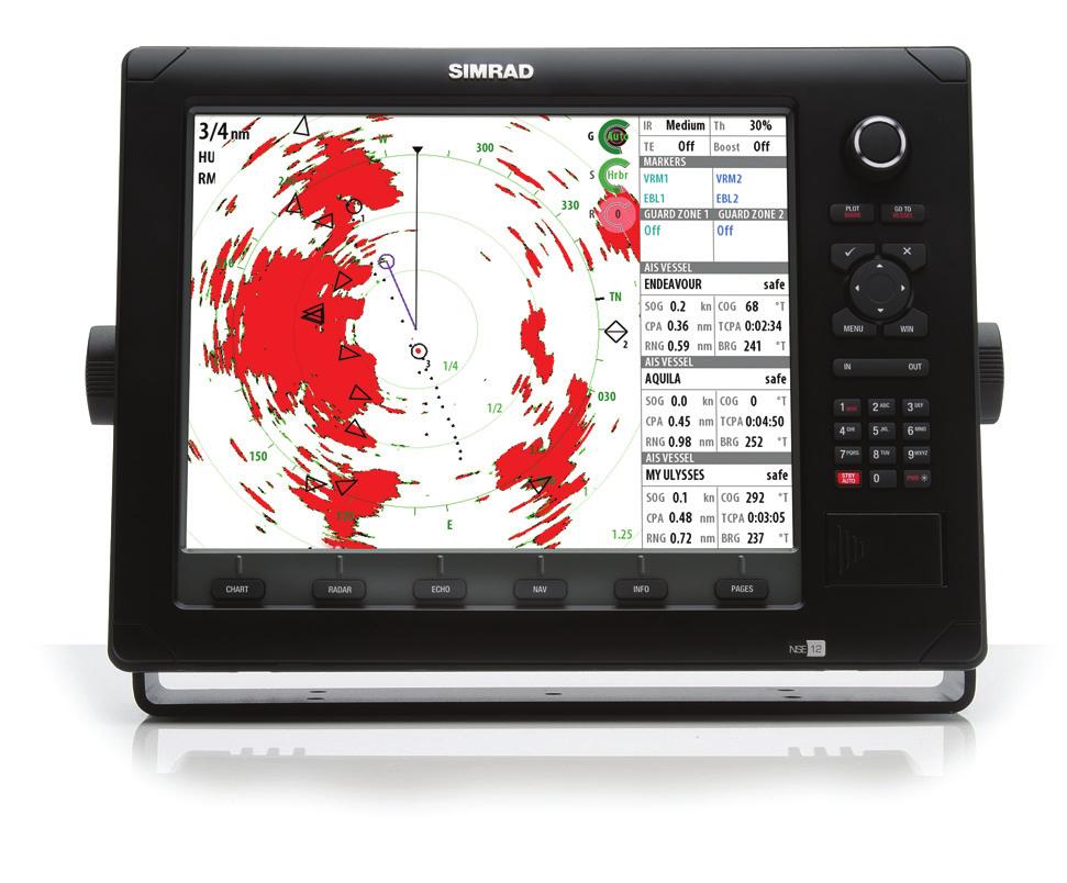 Compatible displays: Broadband 3G Radar NEW NSO Offshore With sleek and stylish 10, 15 & 19 inch displays the NSO Offshore line - for vessels with larger helm displays -