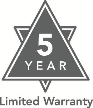 Aristokraft cabinets have a five-year warranty on all workmanship and manufacturing