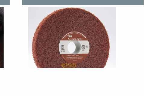The SF Wheel is loaded with mineral that is smear resistant yet durable when exposed to metal burrs. This results in a wheel that delivers excellent finishes while still handling burrs.