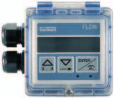 8025 Flowmeter INSERTION COMPACT Operation and display The device is calibrated by means of the K-factor which is either entered or determined via the Teach-In functions.